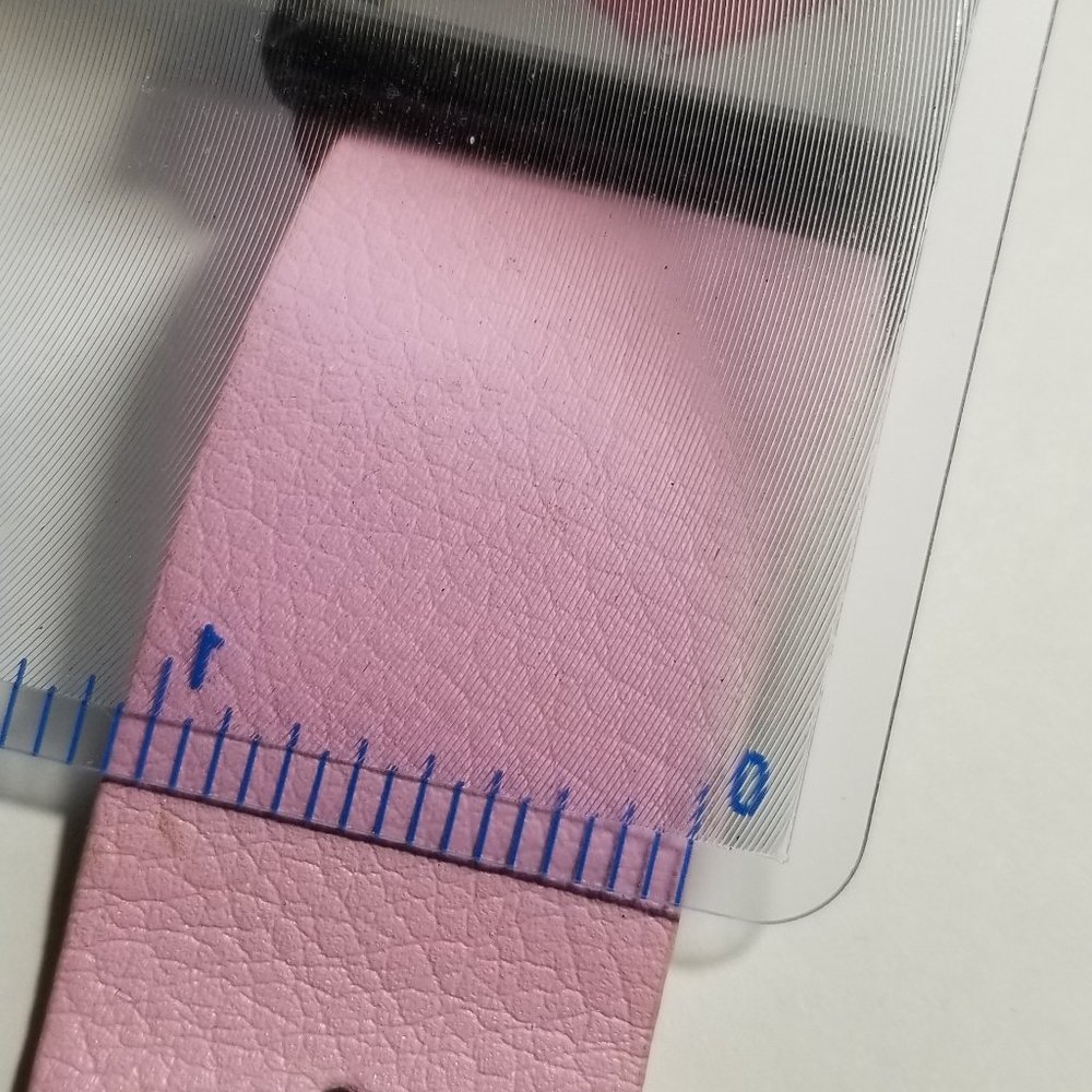 PINK WATCH "I LOVE YOU" WORKING WIDE FACE HEART DESIGN - Picture 6 of 7